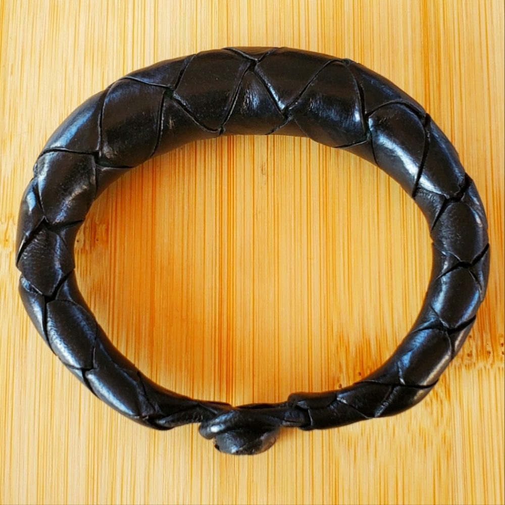 Handcrafed  Braided Leather Bracelet